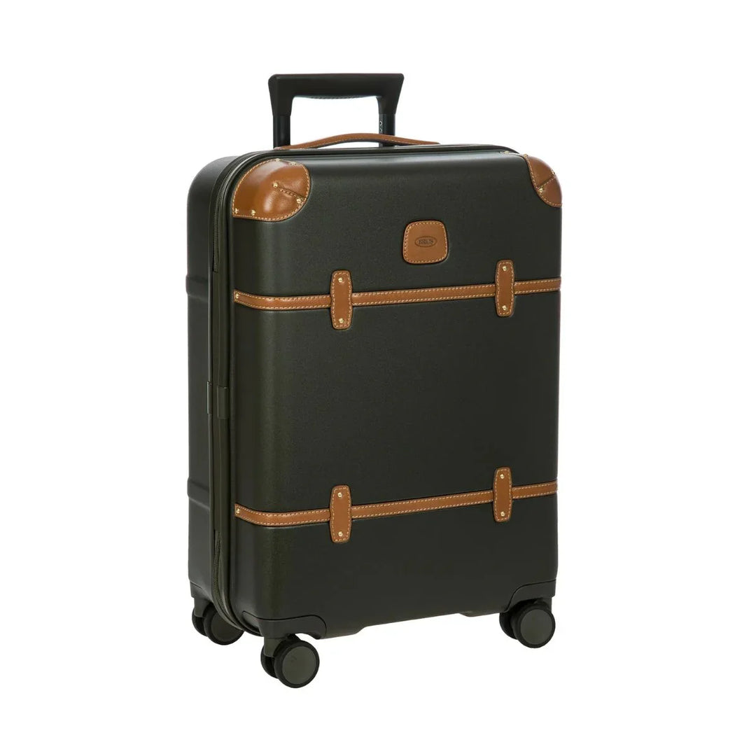 Voorzijde van de Bric's Bellagio handbagage in het olijf #kleur_olijf
