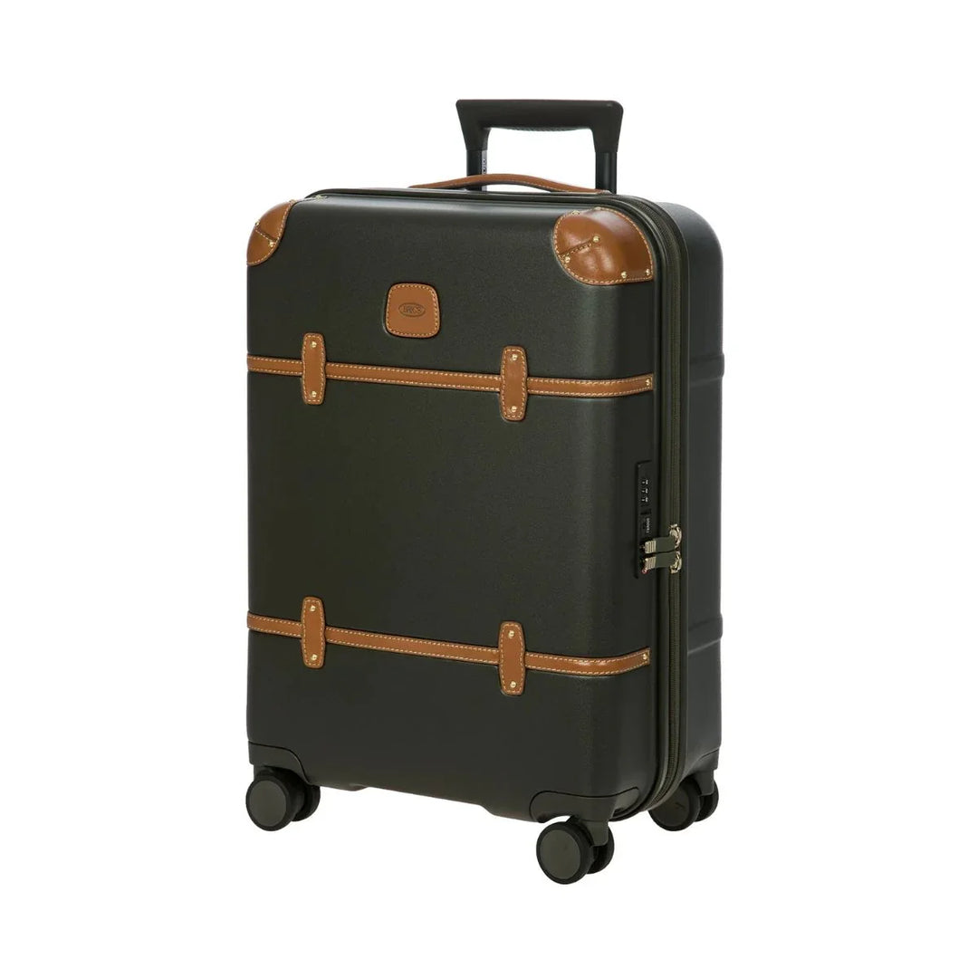 Voorzijde van de Bric's Bellagio handbagage in het olijf #kleur_olijf