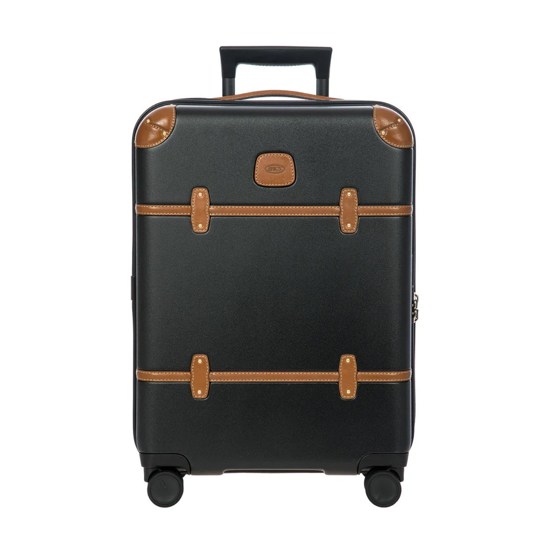 Voorkant van de Bric's Bellagio handbagage in het zwart #kleur_zwart