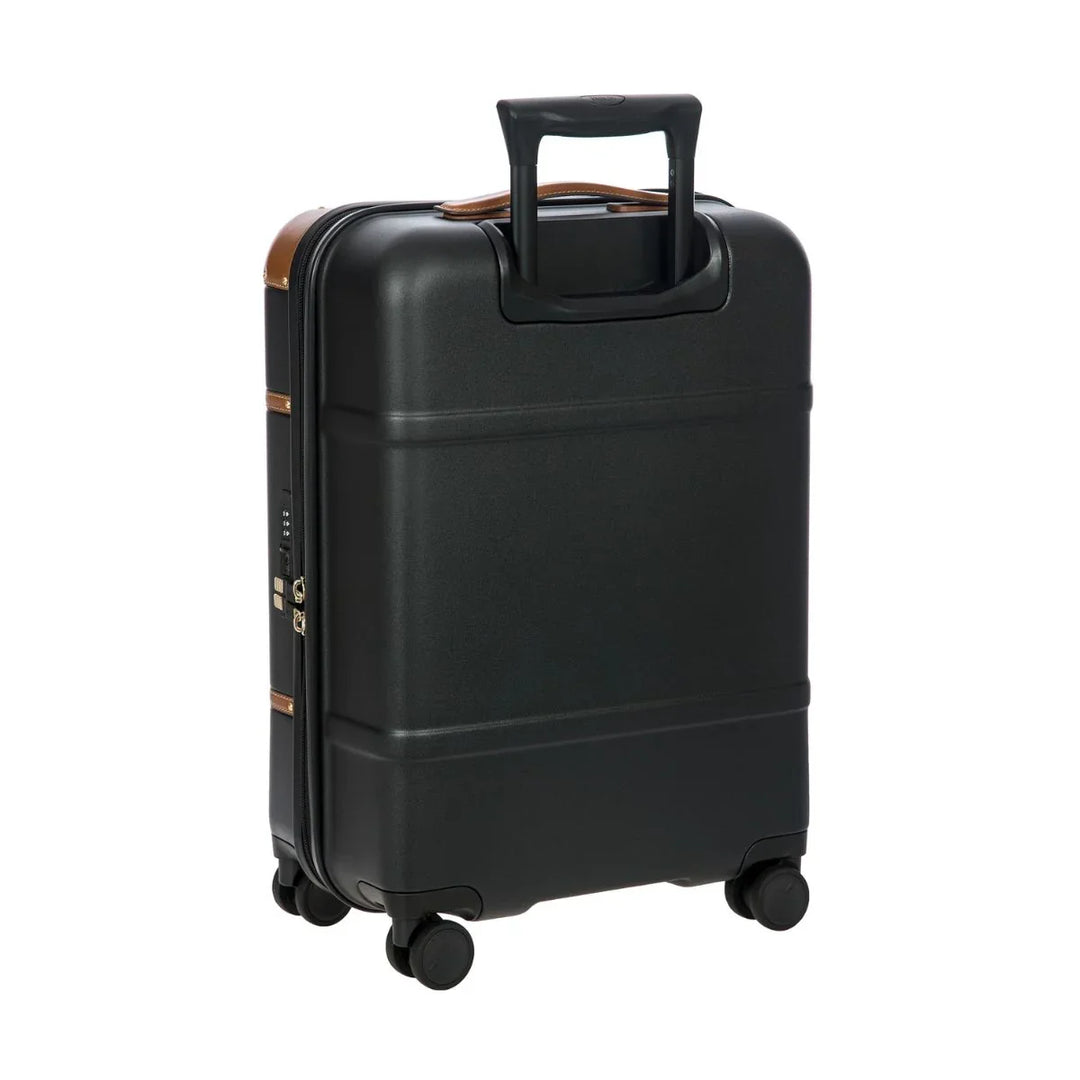 Achterkant van de Bric's Bellagio handbagage in het zwart #kleur_zwart