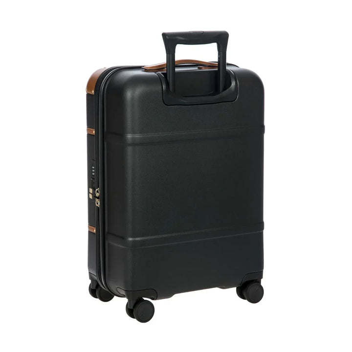 Achterkant van de Bric's Bellagio handbagage in het zwart #kleur_zwart