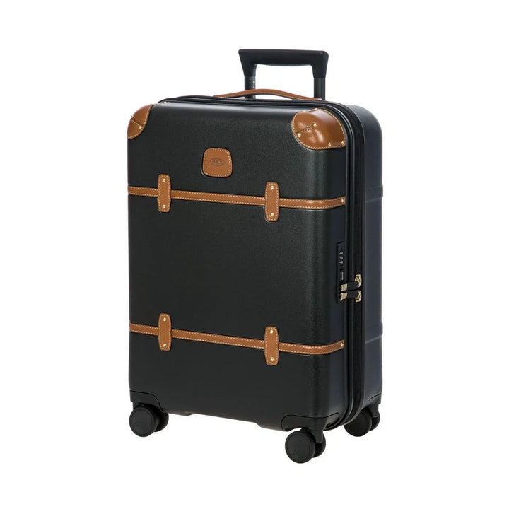 Voorzijde van de Bric's Bellagio handbagage in het zwart #kleur_zwart