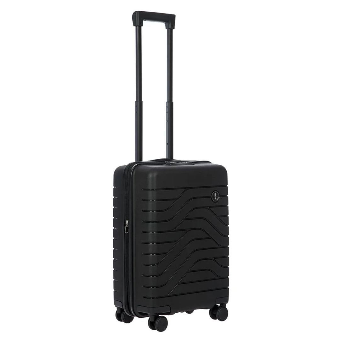 Voorzijde Bric's Ulisse Handbagage EXP 55 black #kleur_zwart