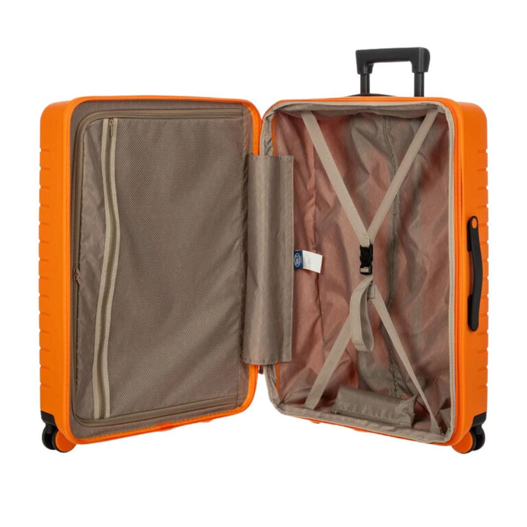 Binnenkant Bric's Ulisse B|Y koffer 71 EXP oranje #kleur_oranje