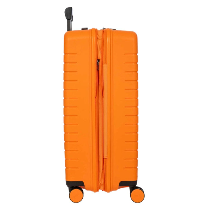 Zijkant Bric's Ulisse B|Y koffer 71 EXP oranje #kleur_oranje