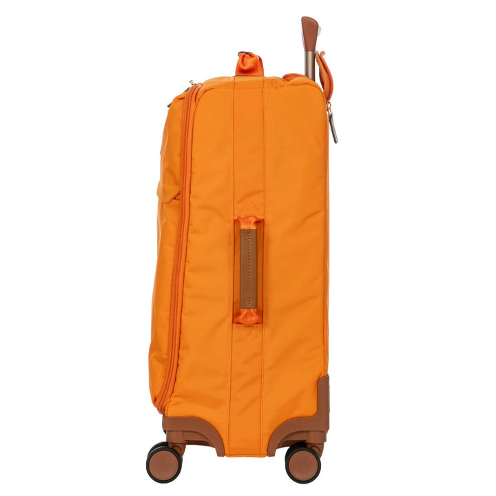 Zijkant Bric's x-bag 58117 spinner handbagage sunset #kleur_sunset