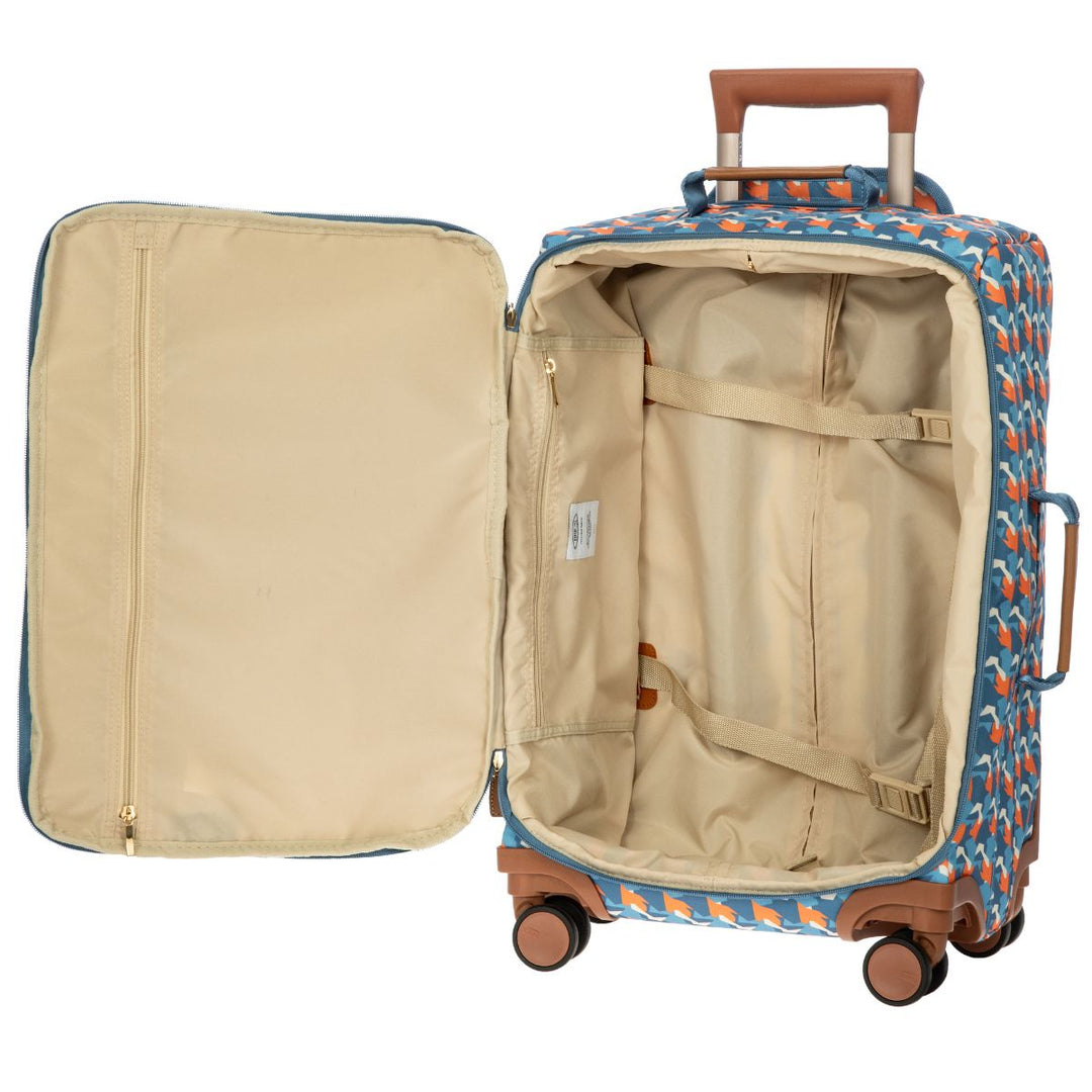 Binnenkant Bric's x-bag 58117 spinner handbagage tropical #kleur_tropical