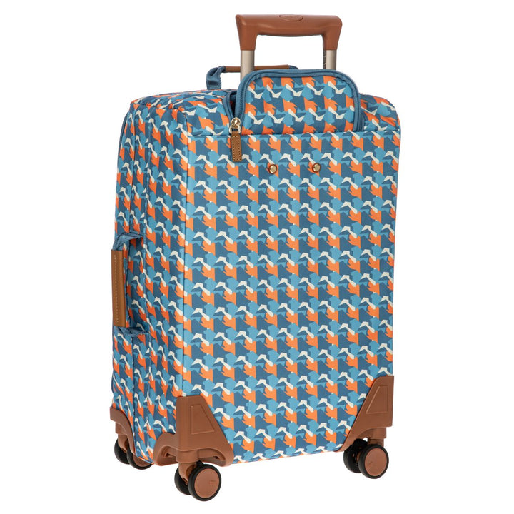 Achterkant Bric's x-bag 58117 spinner handbagage tropical #kleur_tropical