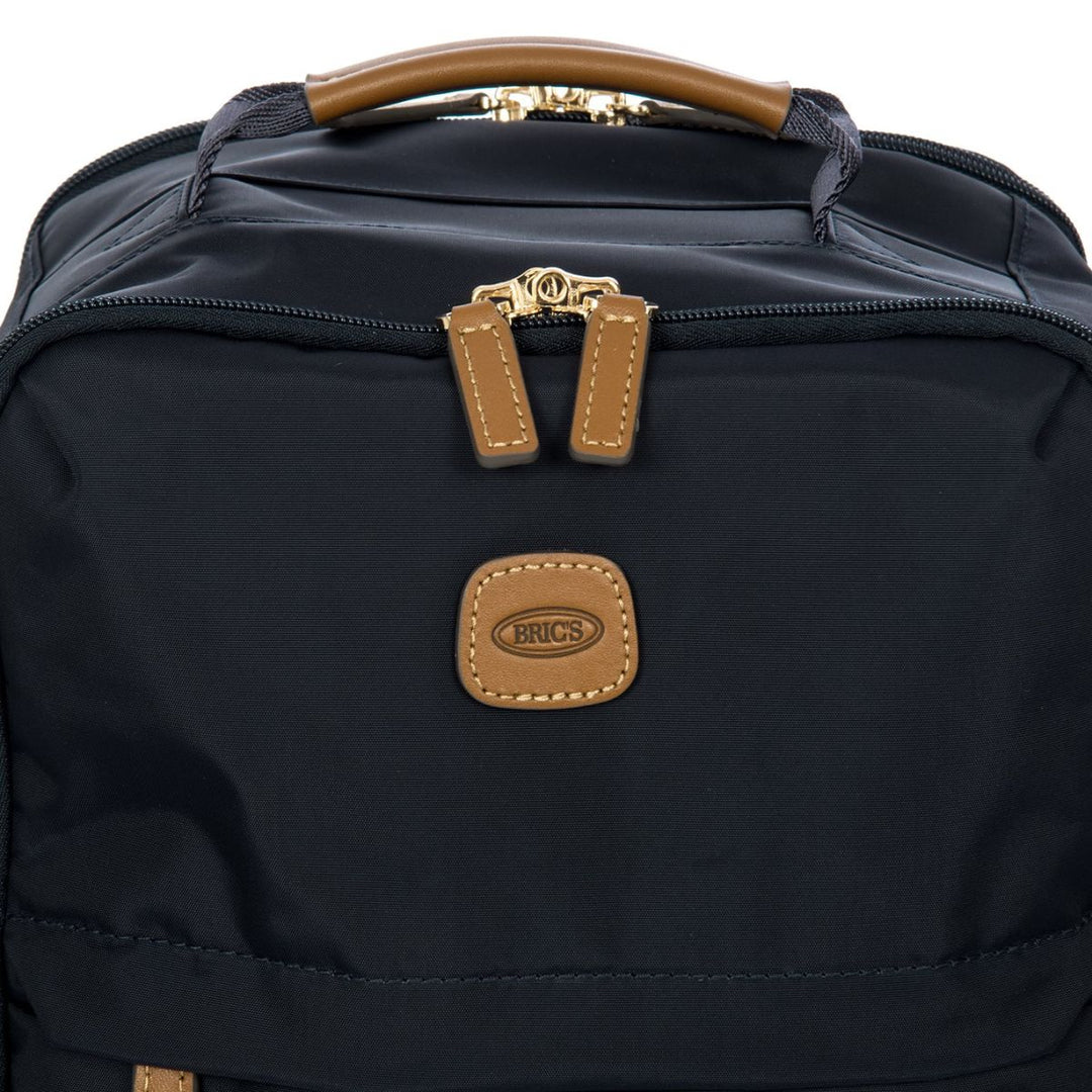 Details van het materiaal van de Bric's Underseater navy #kleur_navy