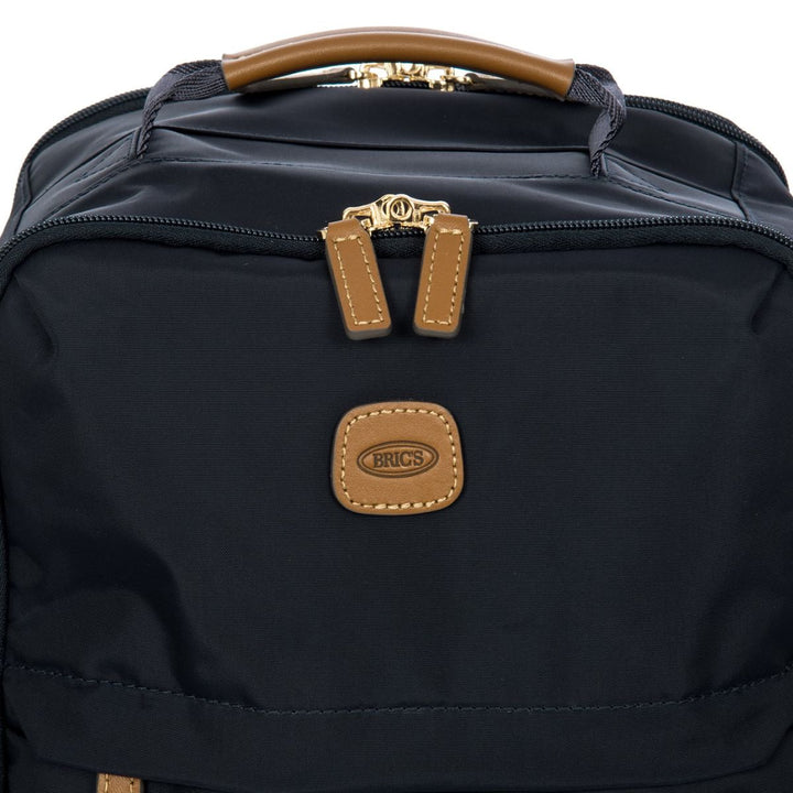 Details van het materiaal van de Bric's Underseater navy #kleur_navy