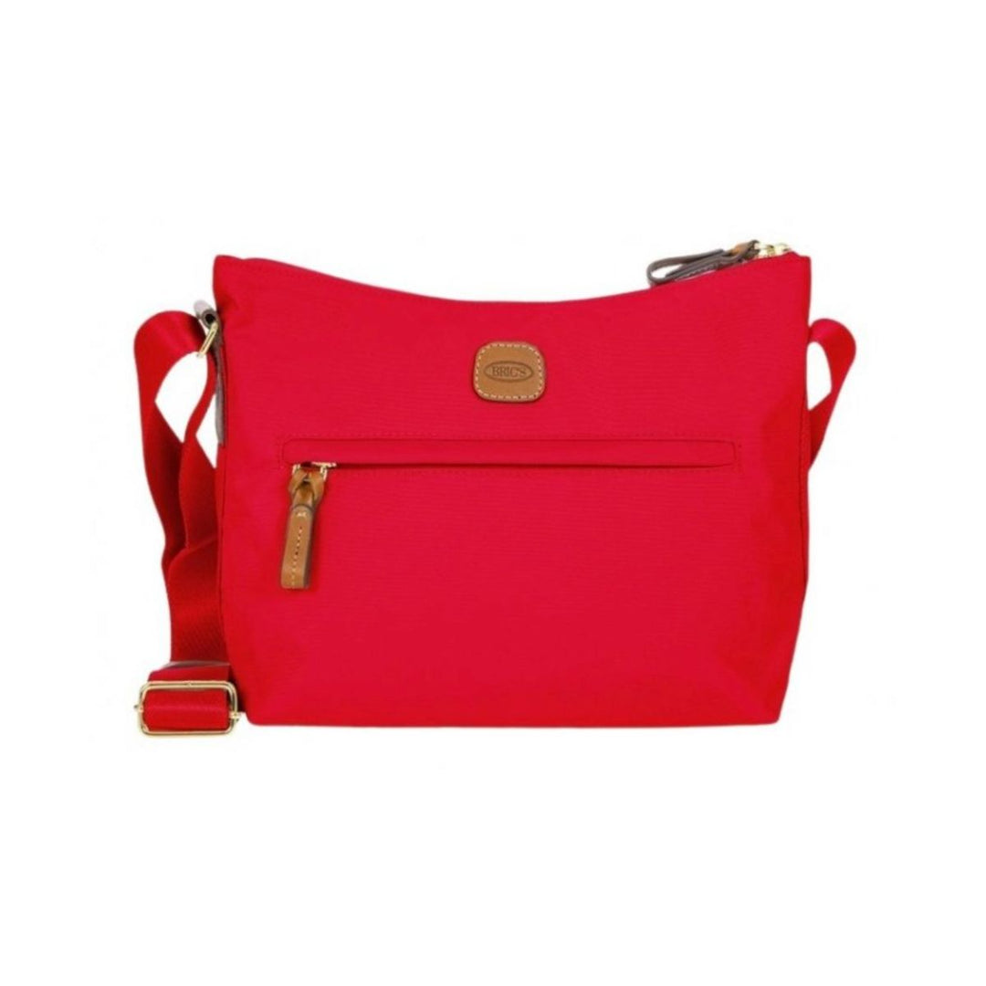 Voorkant Bric's x-bag 45056 kleine schoudertas rood #kleur_rood