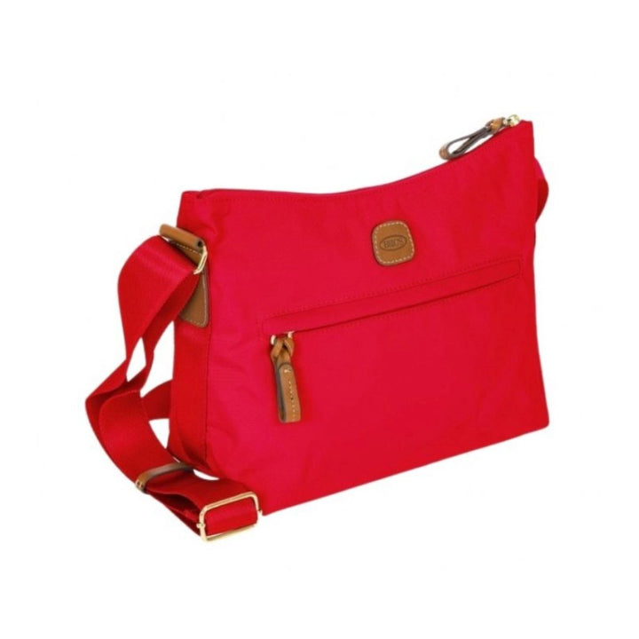 Voorzijde Bric's x-bag 45056 kleine schoudertas rood #kleur_rood