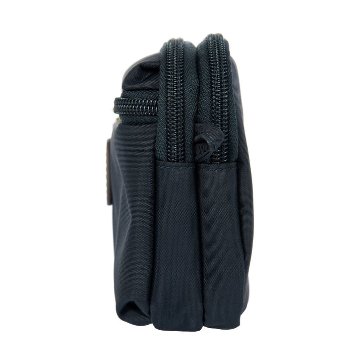 Zijkant van de Bric's X-collection BXG40606 kleine schoudertas navy #kleur_navy