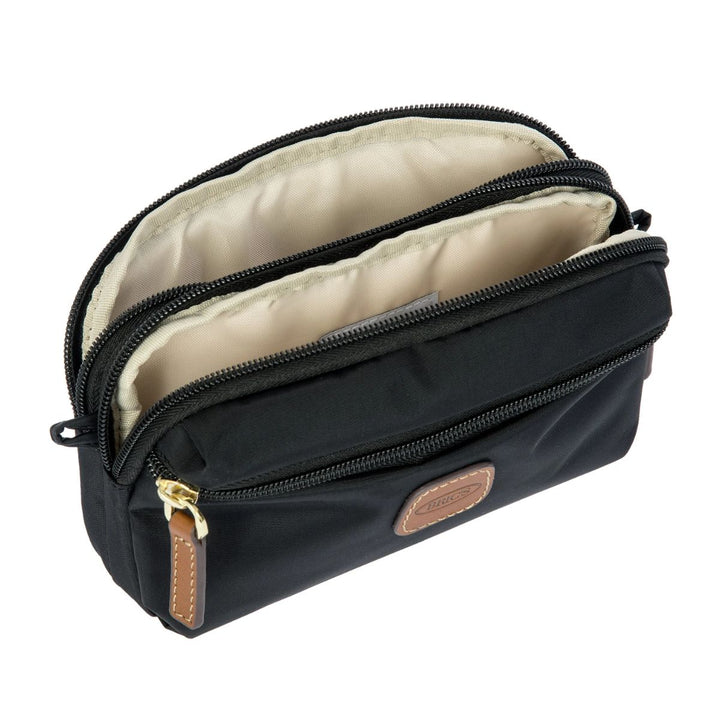 Binnenkant van de Bric's X-collection BXG40606 kleine schoudertas zwart #kleur_zwart