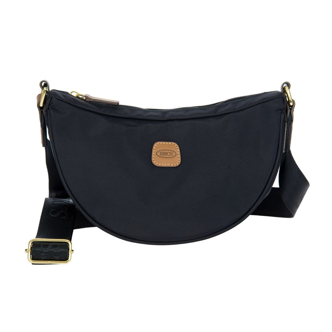 Voorkant van de X-Collection Halfmoon bag in navy #kleur_navy