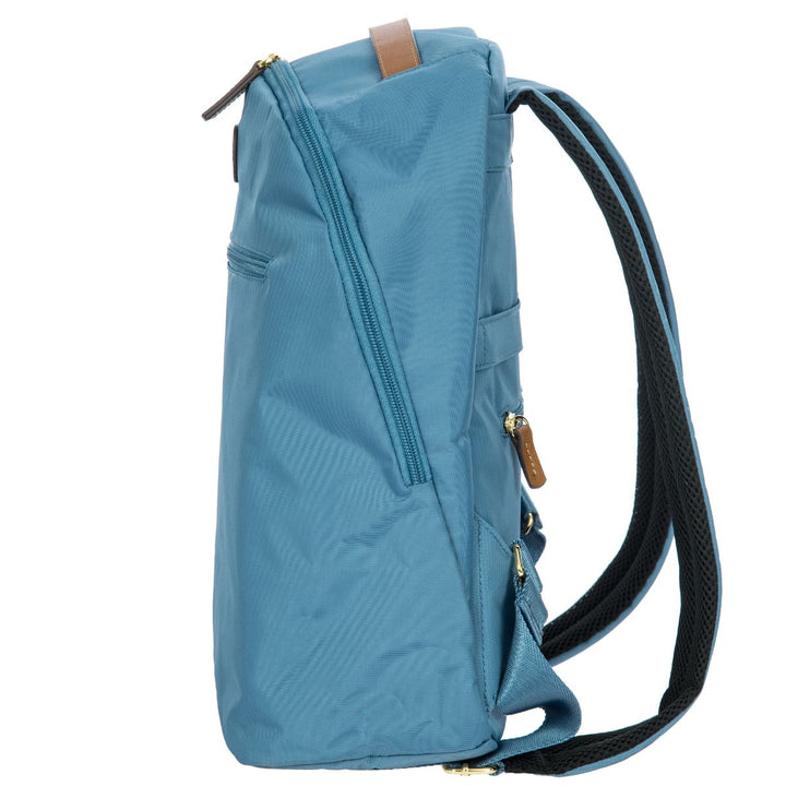 Zijkant Bric's x-travel backpack 45059 sky #kleur_sky