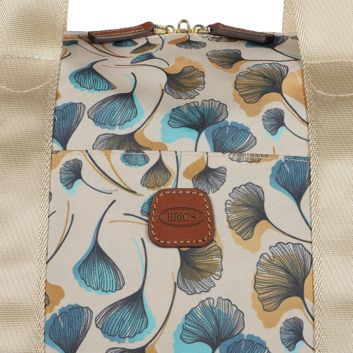 Details van het materiaal van de Bric's 202 Flowers weekendtas #kleur_flowers