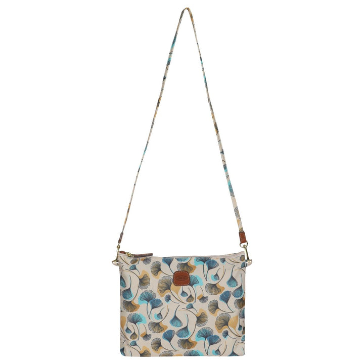 Voorkant van de kleine opberg tasje met schouderriem van de Bric's 202 Flowers weekendtas #kleur_flowers