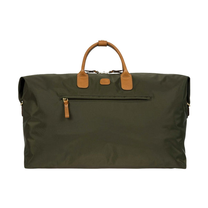 Voorkant van de bric's 40202 weekendtas olijf #kleur_olijf