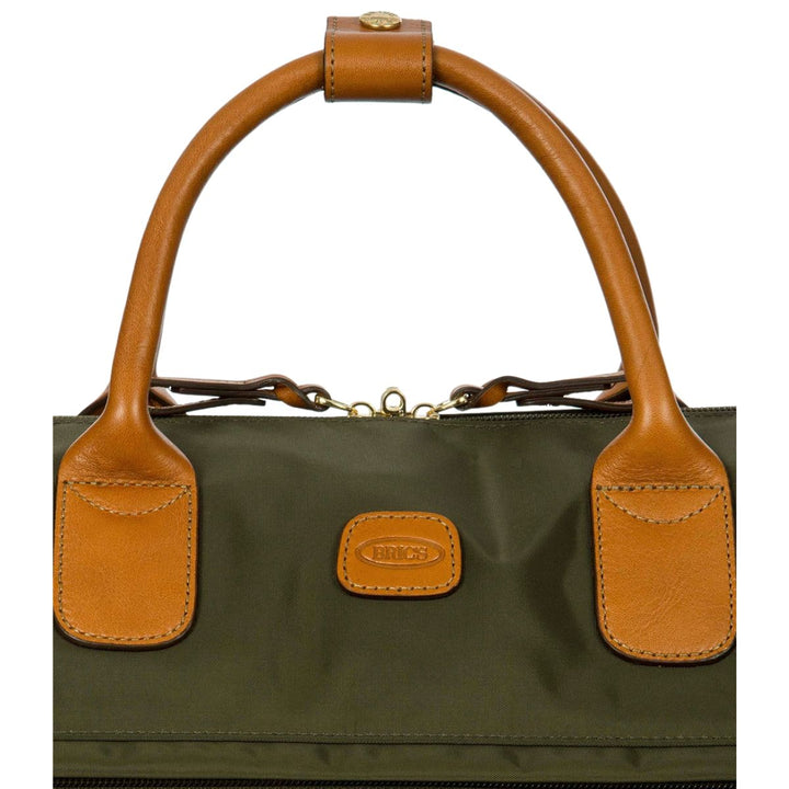 Details van het materiaal van de bric's 40202 weekendtas olijf #kleur_olijf