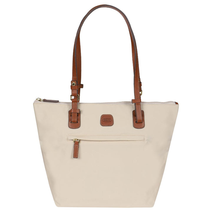 Voorkant van de Bric's 45071 middelmaat shopper beige #kleur_beige