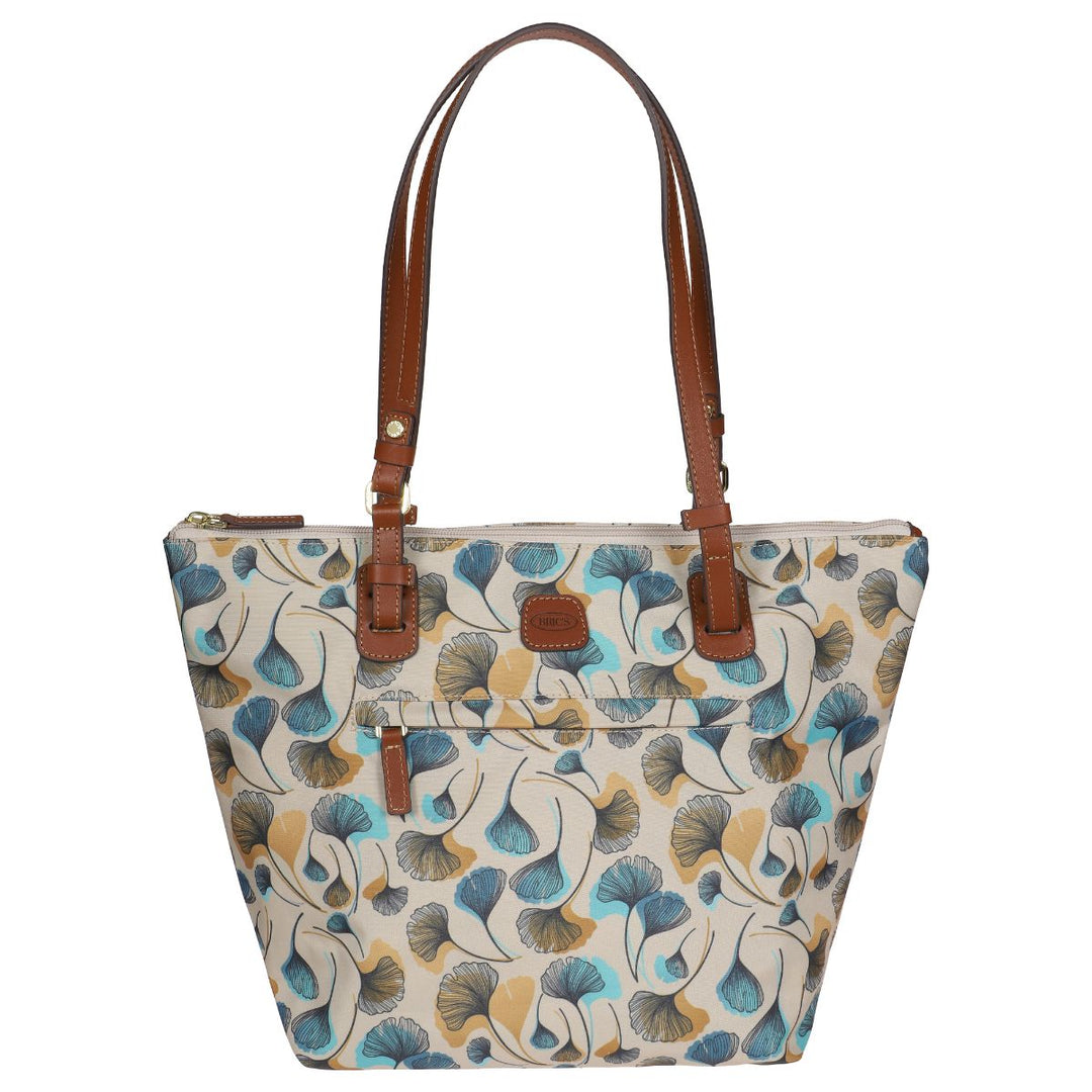 Voorkant van de Bric's 45071 middelmaat shopper flowers #kleur_flowers