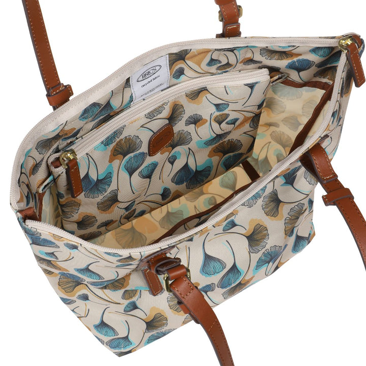 Binnenkant van de Bric's 45071 middelmaat shopper flowers #kleur_flowers