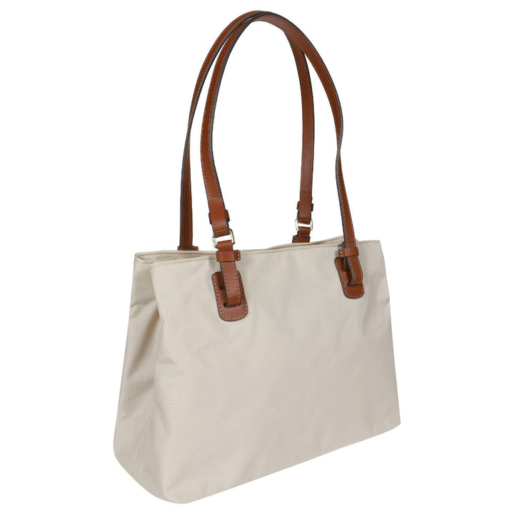 Achterkant van de Bric's _45282_ X-collection Handtas Beige #kleur_beige