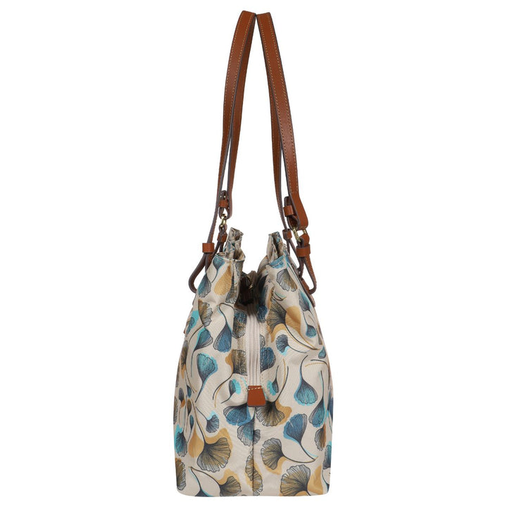 Zijkant van de Bric's _45282_ X-collection Handtas flowers #kleur_flowers