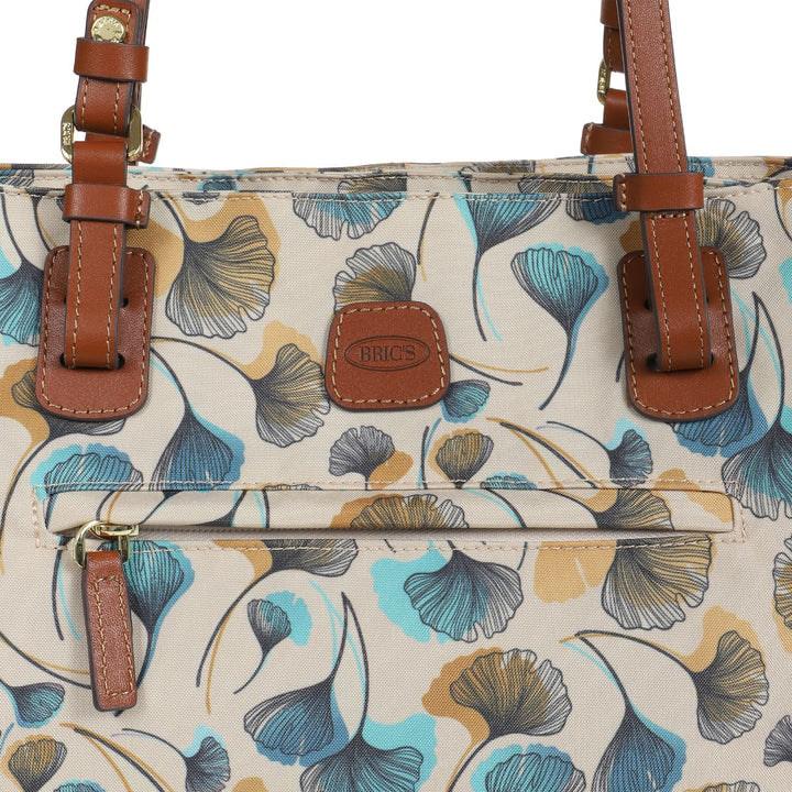 Details van het materiaal van de Bric's _45282_ X-collection Handtas flowers #kleur_flowers