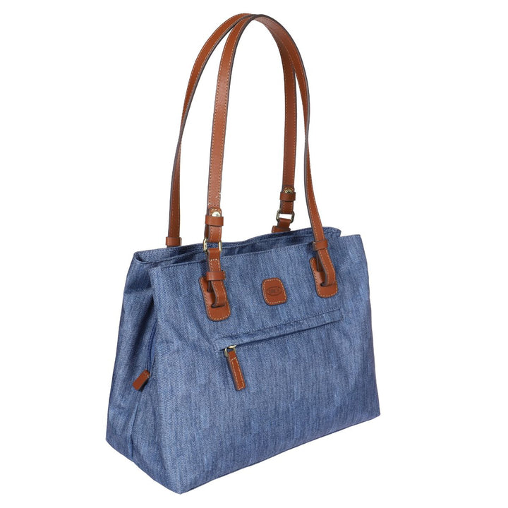 Voorzijde van de Bric's _45282_ X-collection Handtas jeans #kleur_jeans