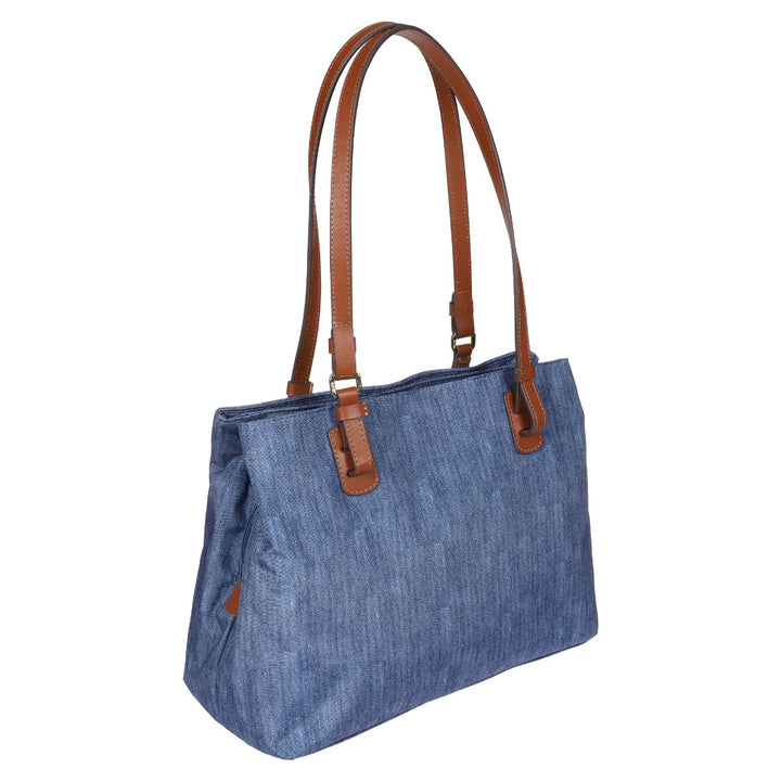 Achterkant van de Bric's _45282_ X-collection Handtas jeans #kleur_jeans