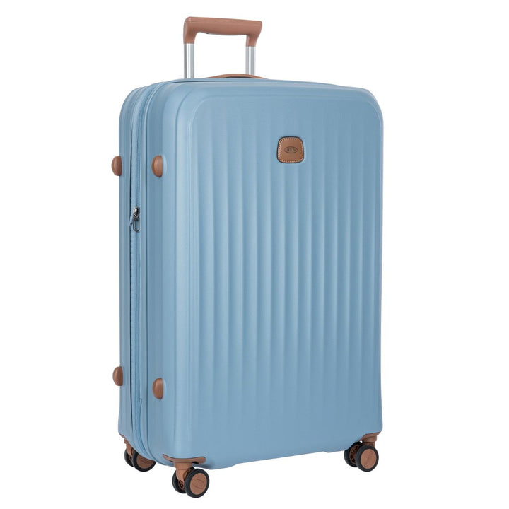 Voorzijde van de Bric's Taormina grote koffer in sky-blue #kleur_sky-blue