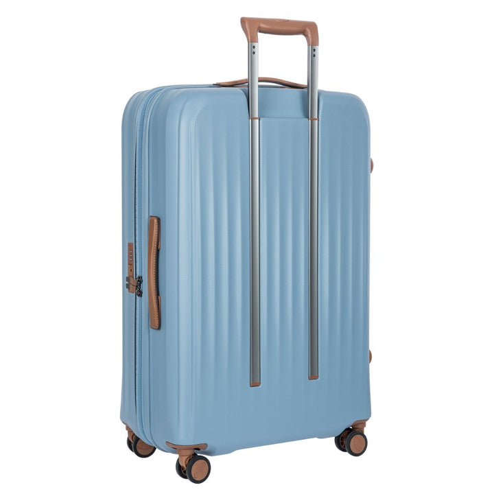 Achterkant van de Bric's Taormina grote koffer in sky-blue #kleur_sky-blue