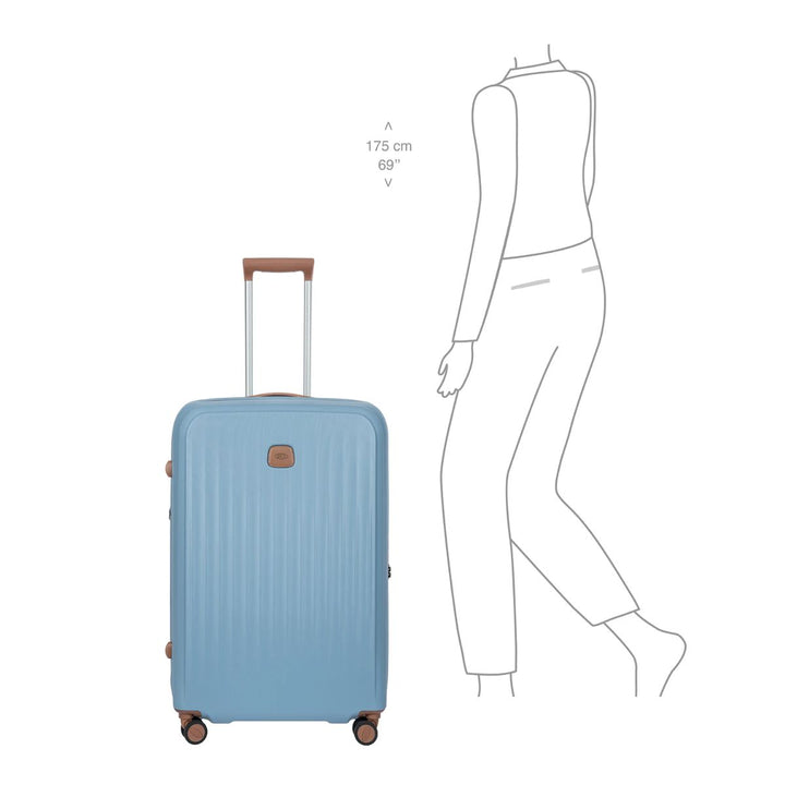 Maat indicatie van de Bric's Taormina grote koffer in sky-blue #kleur_sky-blue