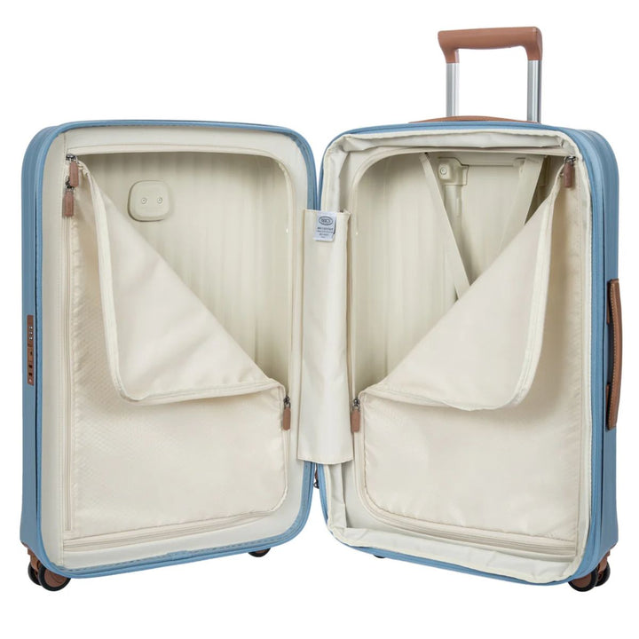 Binnenkant van de Bric's Taormina middelmaat koffer sky-blue #kleur_sky-blue