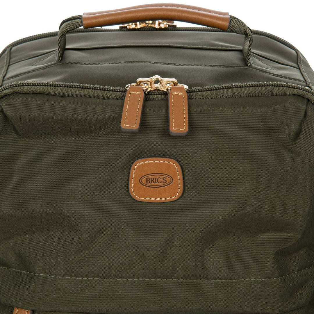 Details van het materiaal van de Bric's Underseater olijf #kleur_olijf