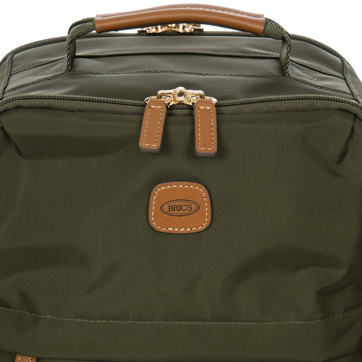Details van het materiaal van de Bric's Underseater olijf #kleur_olijf