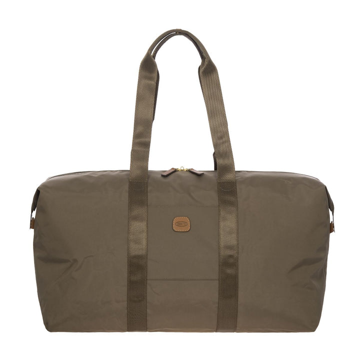 Voorkant van de Bric's 202 weekendtas uit de X-collection in nut #kleur_nut