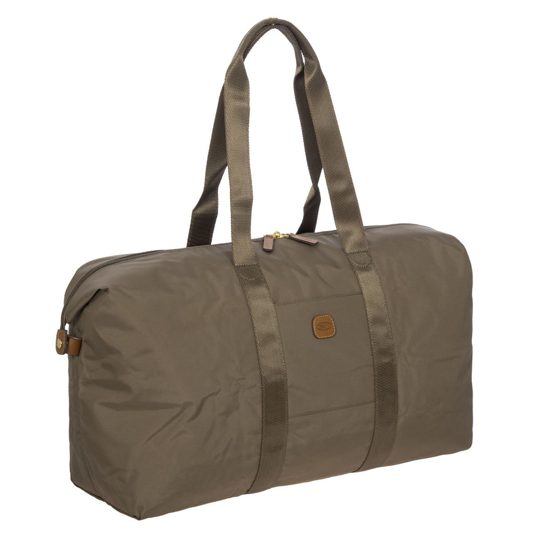 Voorzijde van de Bric's 202 weekendtas uit de X-collection in nut #kleur_nut