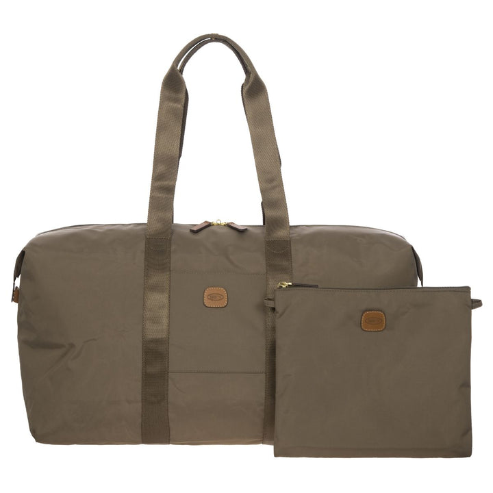 Voorkant van de Bric's 202 weekendtas uit de X-collection in nut #kleur_nut