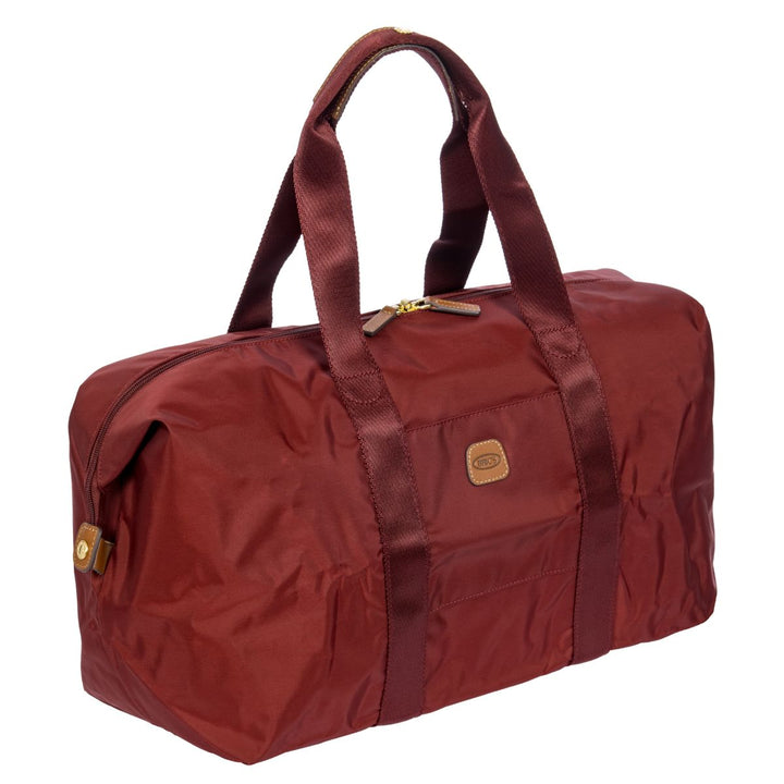 Voorzijde van de Bric's 203 weekendtas en underseater Bordeaux #kleur_bordeaux