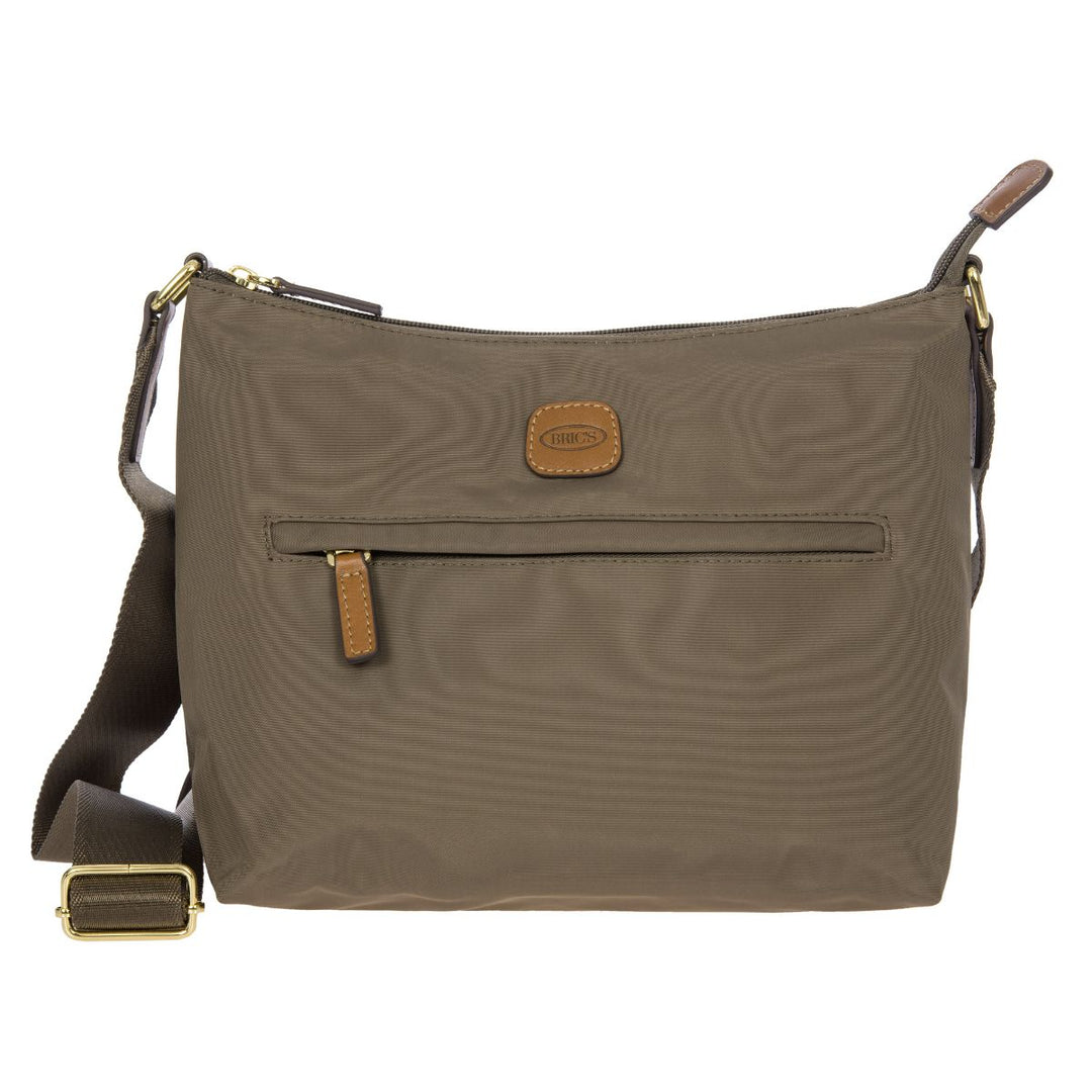 Voorkant van de Bric's 45056 uit de X-collection in nut #kleur_nut