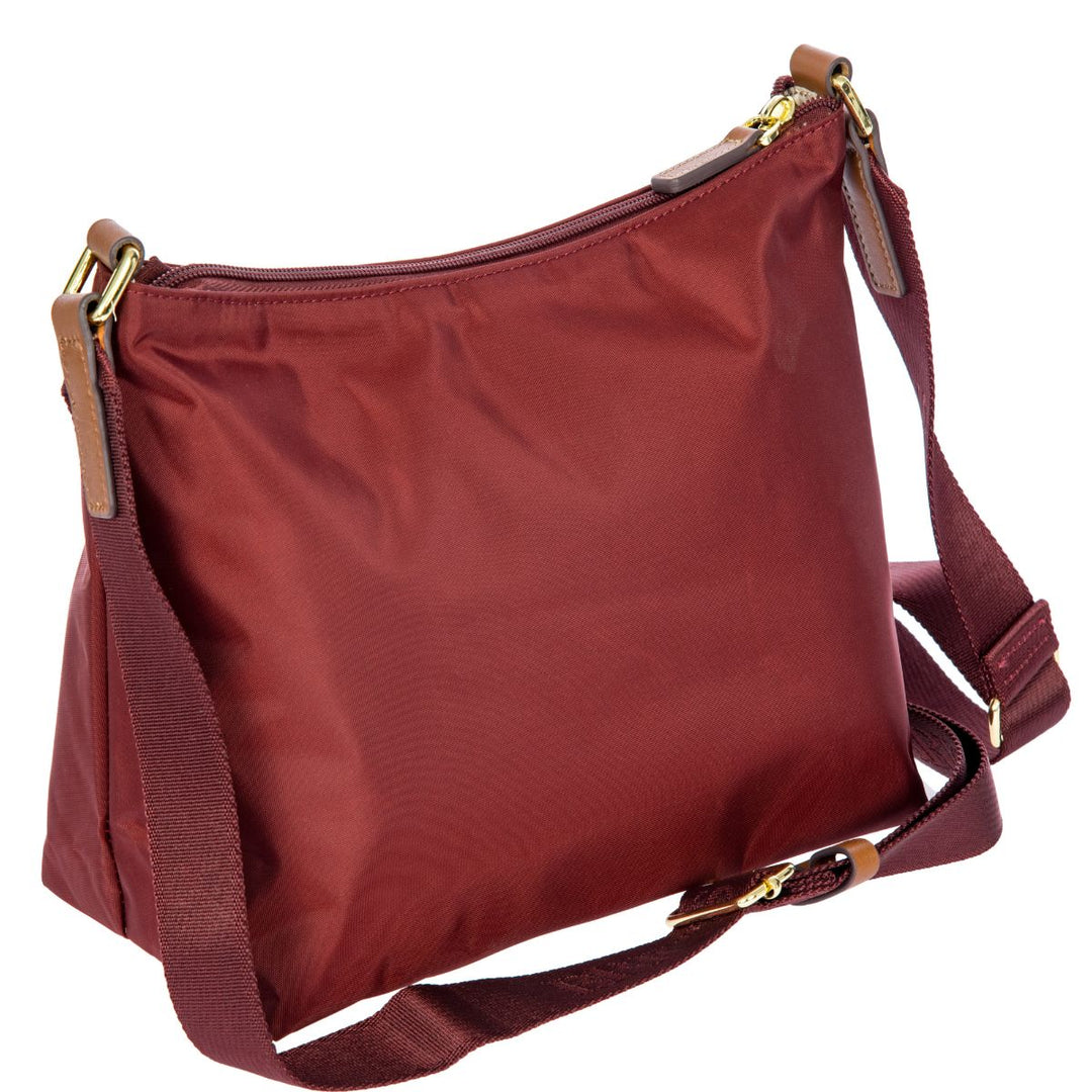 Achterkant van de Bric's 45056 uit de X-collection in bordeaux #kleur_bordeaux