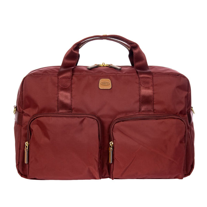 Voorkant van de Bric's X-collection 42192 Weekeendtas Bordeaux #kleur_bordeaux