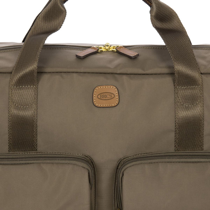Details van het materiaal van de Bric's X-collection 42192 Weekeendtas nut #kleur_nut