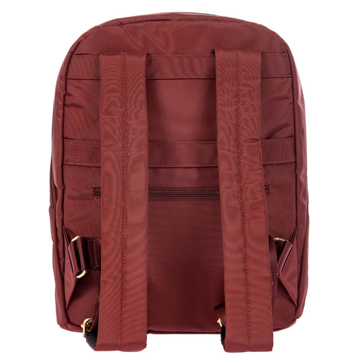 Achterkant van de Bric's X-collection 45059 rugzak in de kleur bordeaux #kleur_bordeaux