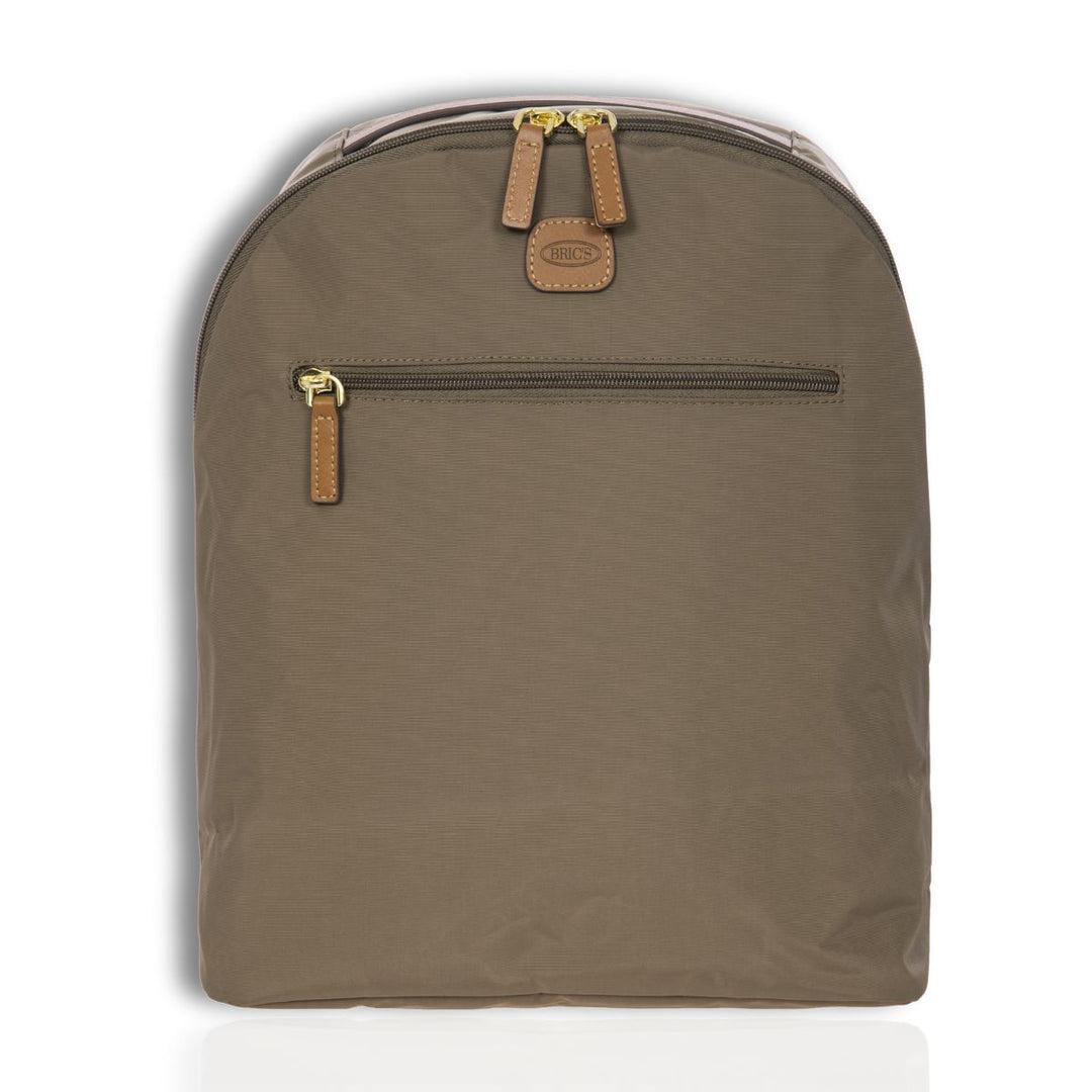 Voorkant van de Bric's X-collection 45059 rugzak in de kleur nut #kleur_nut