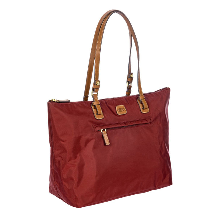 Voorzijde van de Bric's X-collection schoudertas bordeaux #kleur_bordeaux