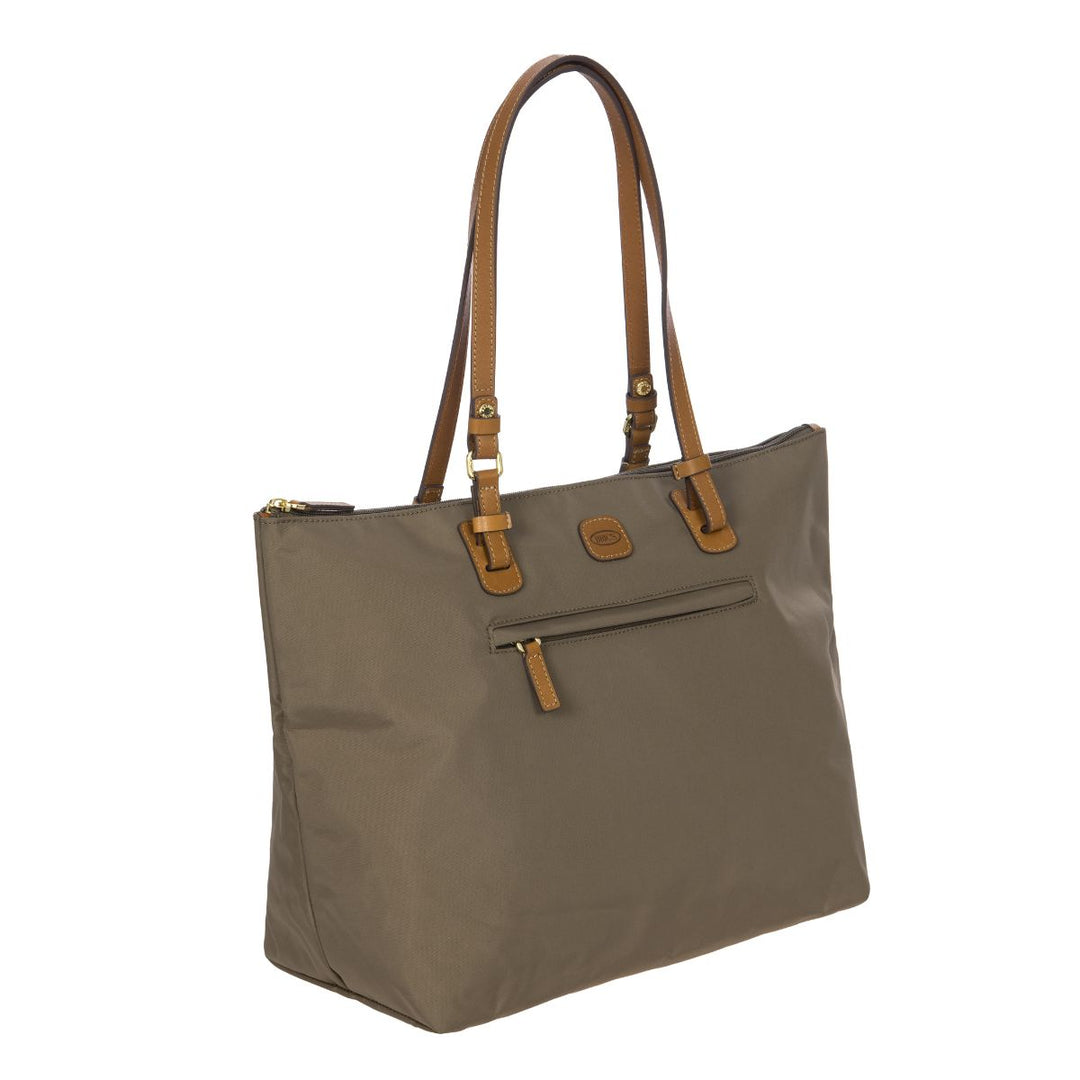 Voorzijde van de Bric's X-collection schoudertas nut #kleur_nut